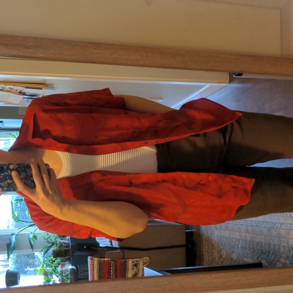 Vintage Button Up in Red - Picture 1 of 4